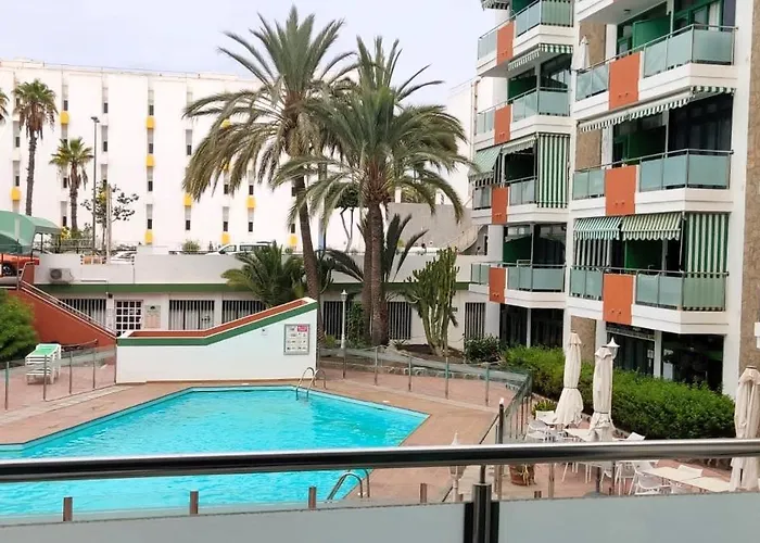 Dalius - With Pool Near The Dunes Of Maspalomas Апартаменти